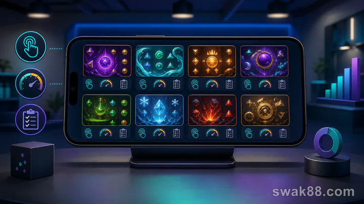 Eight free slot demos compared on a mobile phone